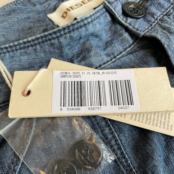 Diesel Jean Shorts - Picture 4 of 5